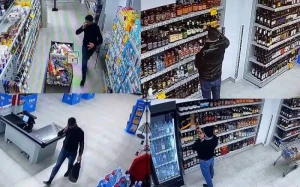 Marketdən 8 min manatlıq spirtli içki oğurlandı - ANBAAN VİDEO