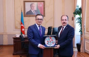 Yeni komitə sədri Türkiyə səfiri ilə görüşdü