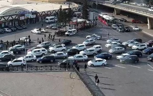 Bakının bu yollarında tıxac var - SİYAHI