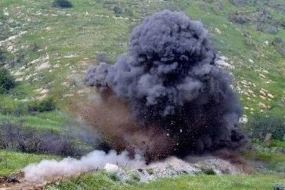 Ermənistan hərbçisi Azərbaycanla sərhəddə minaya düşdü