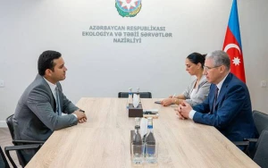 Nazir üçüncü “Yüksəliş” müsabiqəsinin qalibi ilə görüşdü