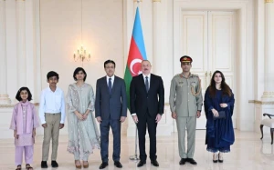 Azərbaycan lideri Pakistanın yeni səfirinin etimadnaməsini qəbul etdi - FOTOLAR