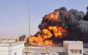 İranda iqtisadi zonada yanacaq çənləri yandı