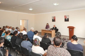 Sahibə Qafarovanın seçicilərlə növbəti görüşü olub - FOTOLAR