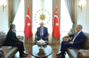 Ərdoğan Rəşid Meredovu qəbul etdi