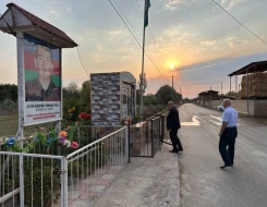 Əziz Ələkbərli daha bir şəhid ailəsini ziyarət etdi - FOTO