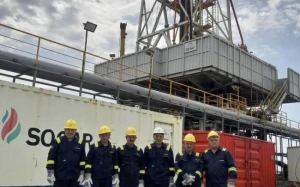 SOCAR \"Günəşli\" yatağında yeni hasilat quyusunu istismara verdi - FOTO