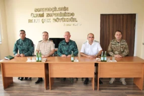 Hərbi Prokurorluq və Dövlət Sərhəd Xidməti Zəngilanda birgə tədbir keçirib - FOTOLAR