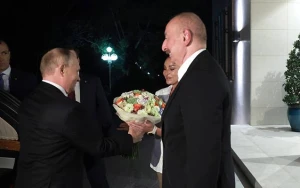 Prezident və xanımı evlərində Putini belə qarşıladı - VİDEO