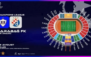 \"Qarabağ\" - \"Dinamo\" matçının biletləri bu tarixdən satışa çıxarılacaq