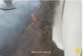 Amfibiya təyyarəsi Türkiyədəki meşə yanğınları ilə mübarizə tədbirlərini davam etdirir - VİDEO