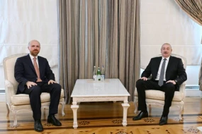 Prezident Bilal Ərdoğanı qəbul etdi