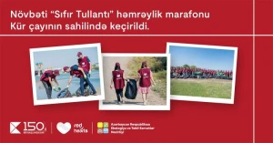 Növbəti “Sıfır Tullantı” həmrəylik marafonu Kür çayının sahilində keçirildi 