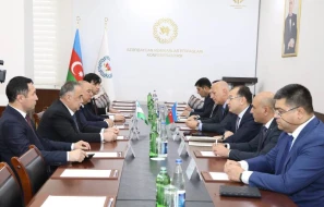 Azərbaycan və Özbəkistan həmkarlar ittifaqları arasında görüş keçirildi - FOTO