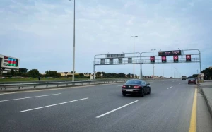 Bu yolda sürət həddi endirildi 