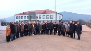 Xarici deputatlar Xocalıda - FOTOLAR