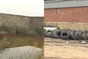 Pirşağı sakinlərini bezdirən problemlər: Subasma və rezin qoxusu - VİDEO