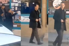 “Əsəd iki cangüdəni ilə…” : Bu görüntülər trend oldu - VİDEO