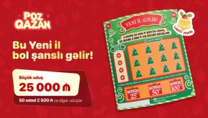 Bayrama özəl “Yeni il gəlir” lotereyası satışa çıxdı 