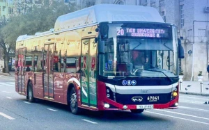 Yeni marşrut xətti üzrə avtobuslar istifadəyə verildi - FOTO