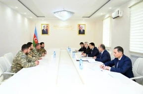 Mədəniyyət naziri Kürdəmirdə vətəndaşları qəbul etdi - FOTO