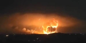 İsrail Suriyaya güclü zərbə endirdi - VİDEO