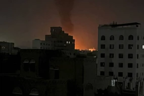 İsrail Yəmənə hava zərbələri endirdi - VİDEO