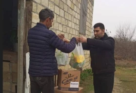 Ramil Həsən ənənəvi \"Həmrəylik\" aksiyasına start verdi - FOTOLAR