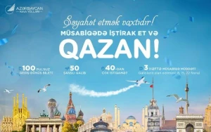 Pulsuz səyahət imkanı - AZAL 100 ödənişsiz aviabilet təqdim edir