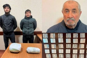 Saxlanılan şəxslərdə 3 kiloqram narkotik aşkarlandı - VİDEO