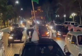 Gəncə şəhər sakinləri İlham Əliyevin qələbəsini belə qeyd edirlər - VİDEO