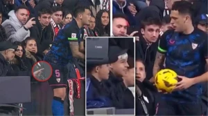 Matç zamanı futbolçunun başına şokedici hadisə gəldi - FOTO