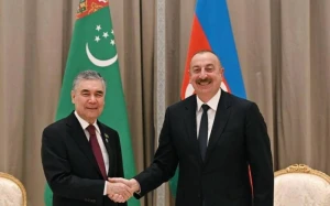 Qurbanqulu Berdiməhəmmədov İlham Əliyevi təbrik etdi