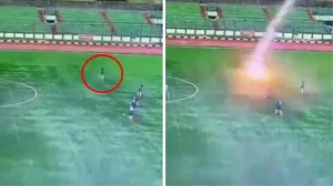 Matç zamanı futbolçu faciəvi şəkildə dünyasını dəyişdi - VİDEO