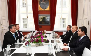 Münxendə İlham Əliyev ilə Maroş Şevçoviçin görüşü olub - FOTO