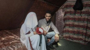 2 gün əvvəl evlənən fələstinli cütlük İsrailin hava hücumu nəticəsində öldü