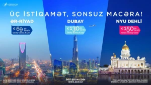 AZAL-dan xüsusi təklif: Üç şəhər üzrə endirimlər