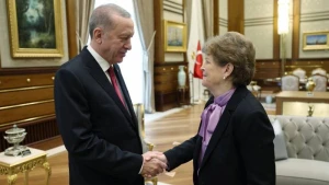Ərdoğan Jeanne Shaheen-i qəbul etdi - FOTO