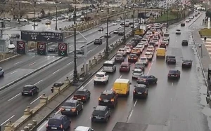 Bakıda bu yollarda tıxac var - SİYAHI