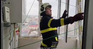 Xırdalanda evdə partlayış - YARALI VAR