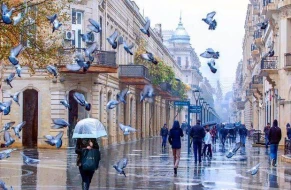 Bakıya yağış, rayonlara qar yağır - Faktiki hava