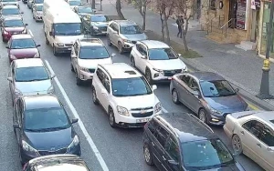 Bakının bu yollarında tıxac var - SİYAHI