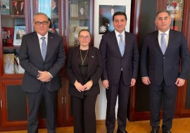 Hikmət Hacıyev BMT-nin Bakı ofisinin əməkdaşları ilə görüşdü