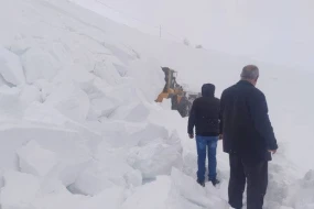 Türkiyədə kənd qar uçqununun altında qaldı - FOTO