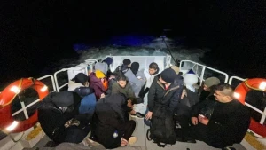 Muğlada 17 qanunsuz miqrant xilas edildi