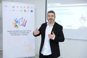 Müəllimlərin inklüziv təhsil sahəsində bilik və bacarıqlarının artırılması məqsədilə təlimçilər üçün təlim keçirildi