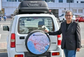 Şəxsi avtomobili ilə 68 yaşında dünyanın 44 ölkəsini gəzdi 