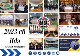 Vəkillər Kollegiyasının 2023-cü il üzrə fəaliyyəti barədə HESABAT
