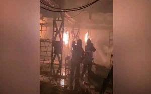 Masazırda istixanada yanğın - VİDEO