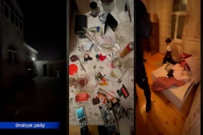 Hövsanda qrup halında narkotik qəbul edilən ev aşkarlandı: Tutulanlar var - FOTO/VİDEO